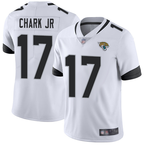 Jacksonville Jaguars 17 DJ Chark Jr White Youth Stitched NFL Vapor Untouchable Limited Jersey